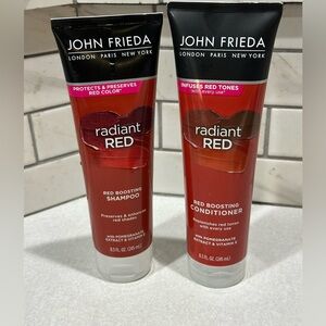 John Frieda RADIANT RED Boosting Shampoo & Conditioner Set 8.3 Fl. Oz.